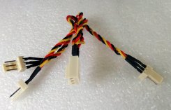 Anschlusskabel 3 x 3Pin Lüfter auf 1 x 3Pin Mainboard